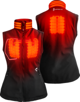 Women\'s 7V Torrid Softshell Heated Vest 2.0 - Black - Medium