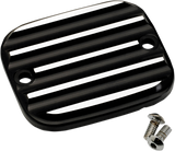 Master Cylinder Cover - Brake - Front - Finned - Black/Silver 1996 - 2009