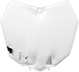 Front Number Plate - White 2012 - 2016