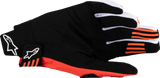 Techstar MX Gloves - Black/Hot Orange - 2XL