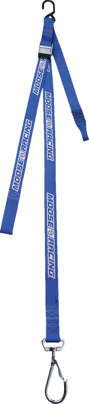 1-1/2\" Tie-Downs with Swivel Hooks - Blue