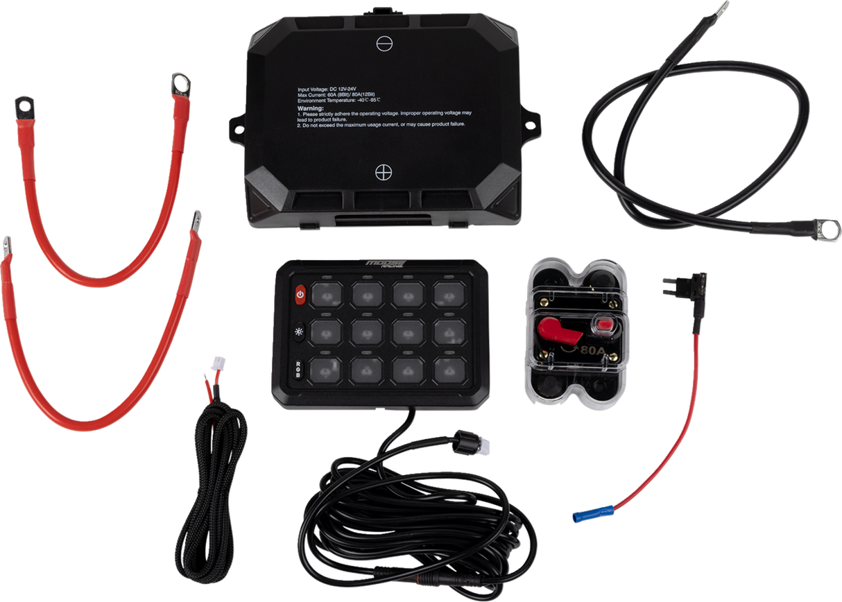 Gang Switch Panel - 12 Position