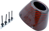 End Cap Replacement Kit - Carbon - RCT External - Red