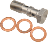 Banjo Bolt - M10 x 1.0 - Double - Stainless Steel