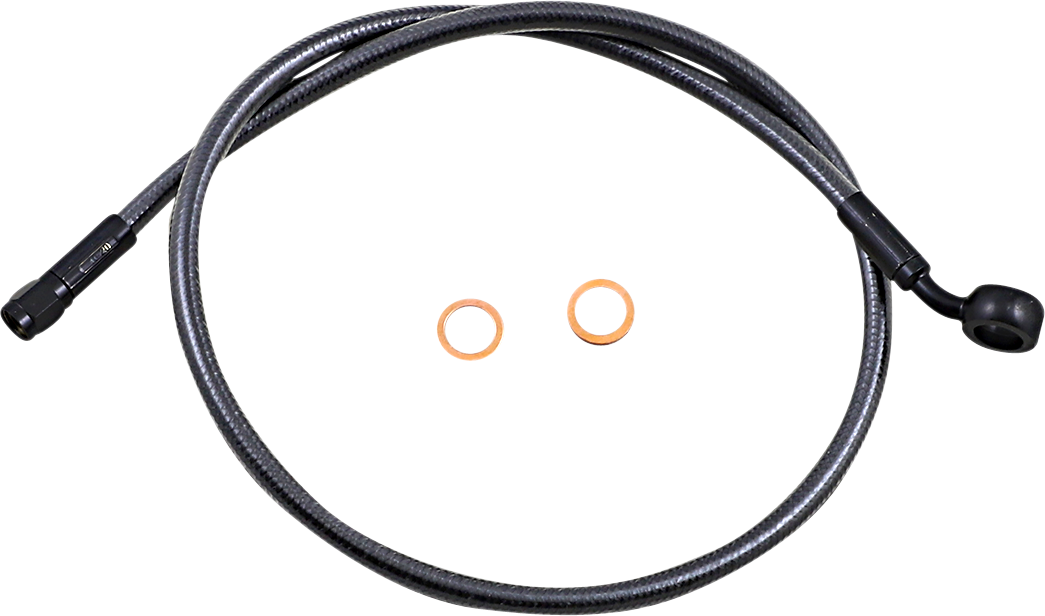 Brake Line - 12mm-35° - 32\" - Black Pearl