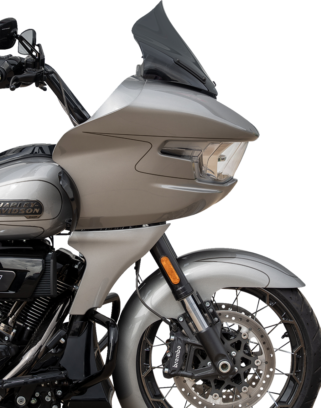 Flare™ Windshield - 12\" - Dark Smoke - FLTRX 2023 - 2025