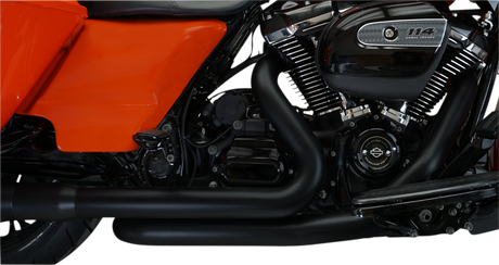 Aggressor 2-into-2 Crossover Headers - Black - M8 2017 - 2023