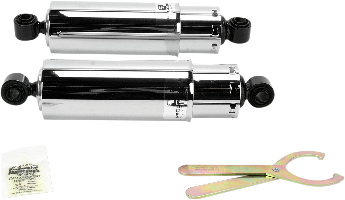 412 Series Shock - 12\" - Standard - Chrome - Dyna 1995 - 2000