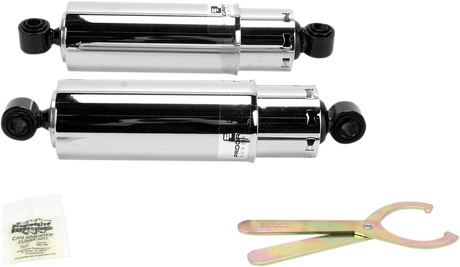 412 Series Shock - 12\" - Standard - Chrome - Dyna 1995 - 2000