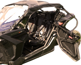 Soft Full Doors - Rear Window - Black - Can-Am X3 2017 - 2021