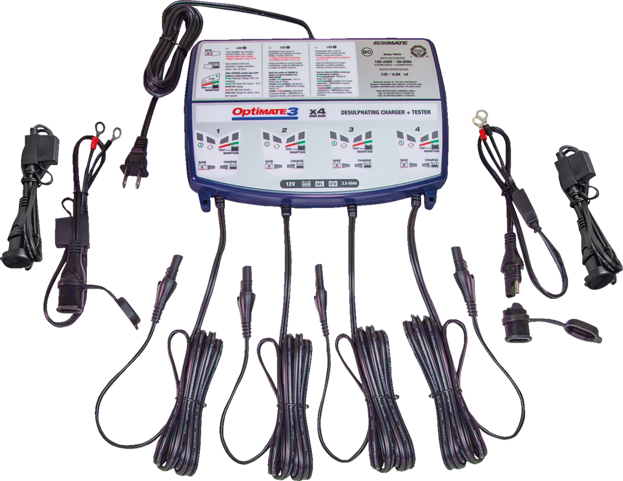 Battery Charger/Maintainer - 4-Bank