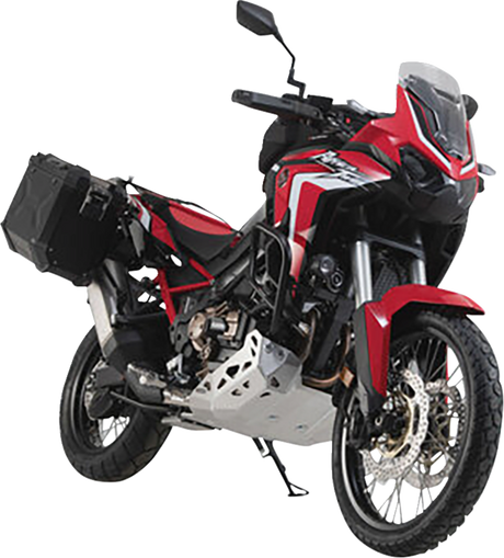 TRAX ADV Aluminum Case System - Black - Honda Africa Twin \'19-\'21 2019 - 2021