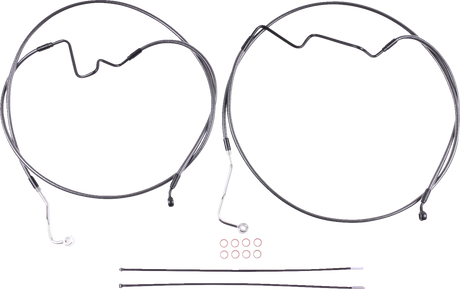 Brake Line Kit - Lower - BP - +2\" - 35° Radial 2014 - 2024