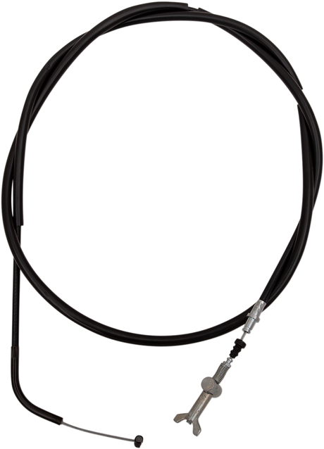 Black Vinyl Brake Cable - Rear - Parking - Yamaha 1987 - 1996