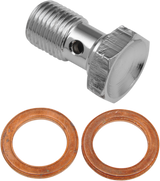 Banjo Bolt - M10 x 1.0 - Single - Chrome