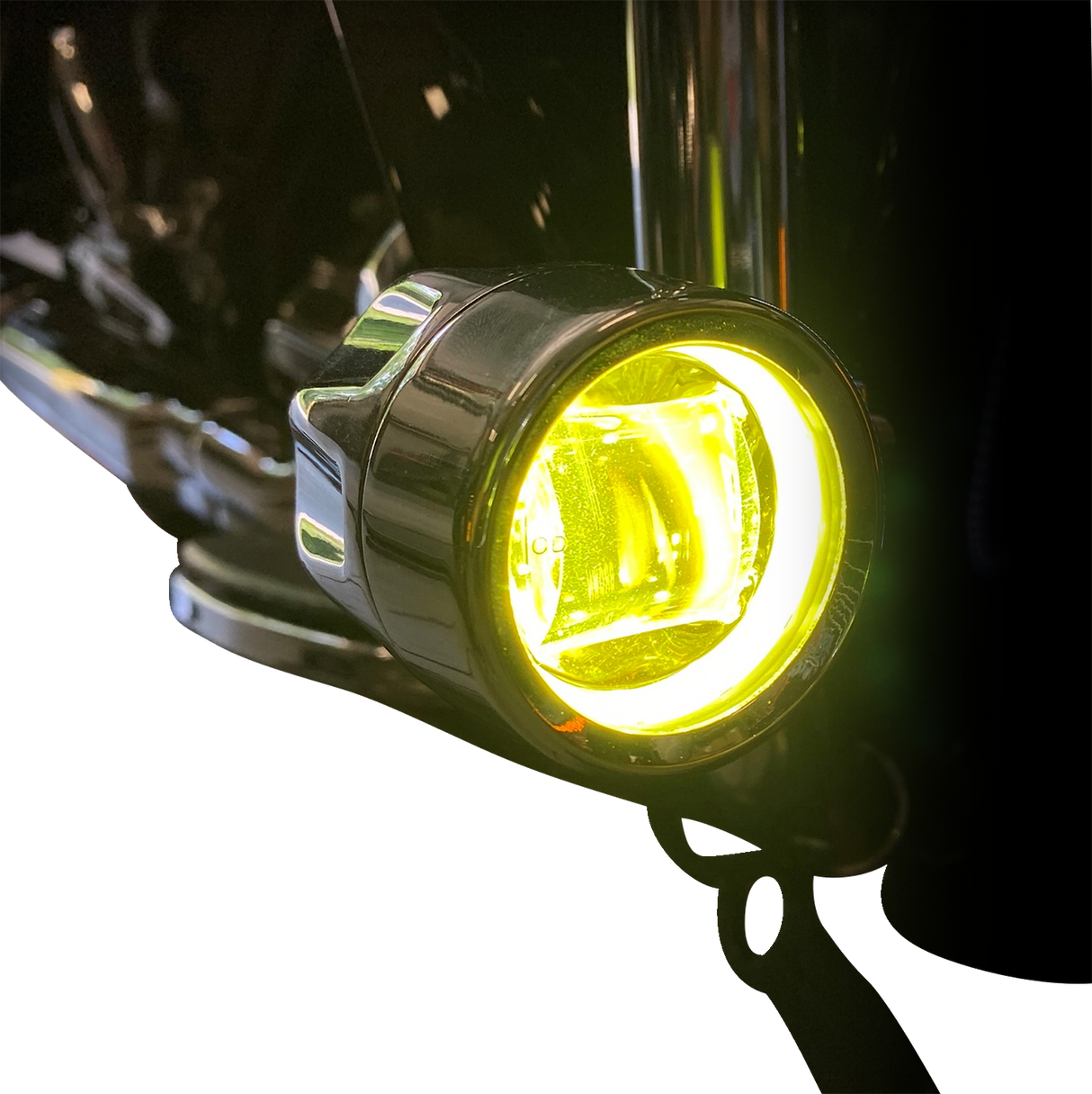 Fog Light - Black - Yellow Lens 2014 - 2024