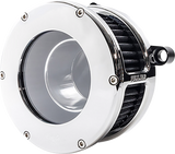 BA Air Cleaner Kit - Chrome/Clear with Black Filter - M8 2023 - 2024