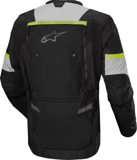 Bogota Pro Drystar® Jacket - Dark Black/Ice Gray/Yellow Fluo - 3XL