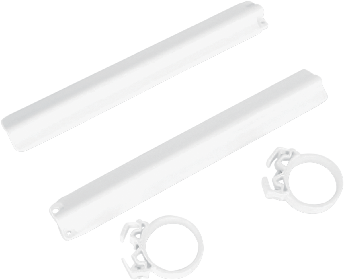 Fork Tube Protectors - White - RM - \'91 1991 - 1991