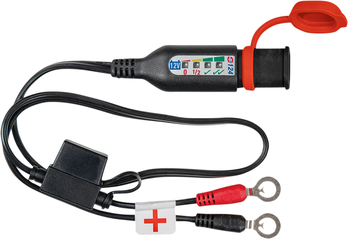 Permanent Power Lead with Battery/Charge Status - 20\"
