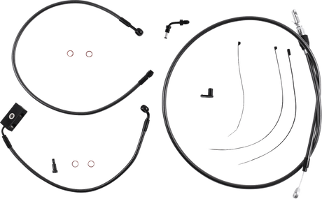 Black Pearl™ Designer Handlebar Installation Kit - 10\" - \'18-\'24 Softail 2018 - 2024