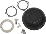 \"Bob\" Retro-Style Air Cleaner Kit - Black 1988 - 2015