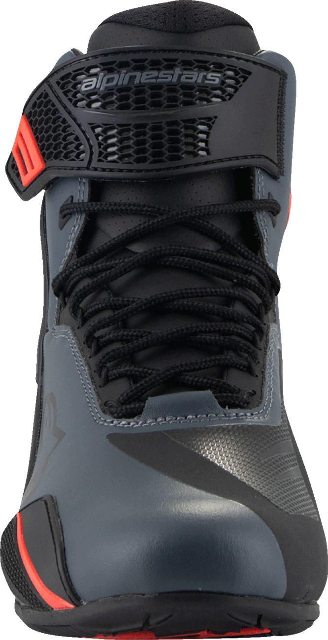 Faster-4 Shoes - Black/Gray/Red - US 12