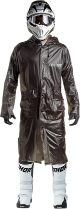 Trench Rain Jacket - Black - One Size