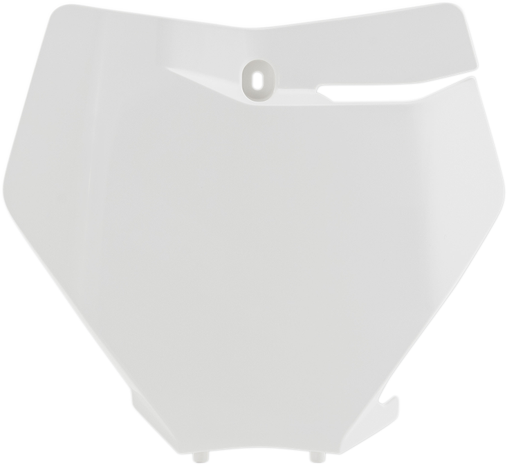 Front Number Plate - \'20 White 2019 - 2022