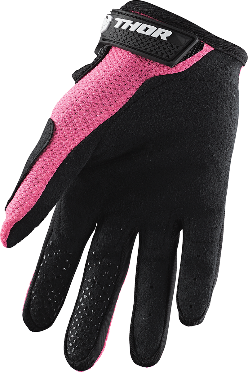 Women\'s Sector Gloves - Pink/Black - Large