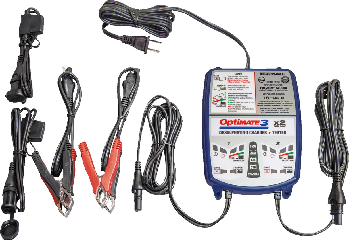 Battery Charger/Maintainer - 2-Bank