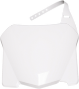 Front Number Plate - White 2008 - 2009