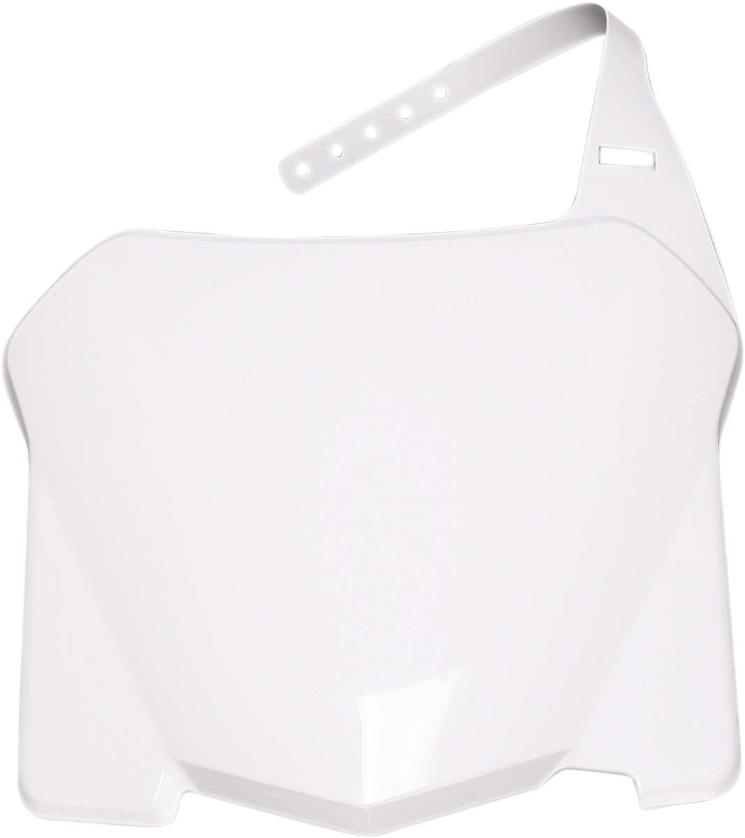 Front Number Plate - White 2008 - 2009