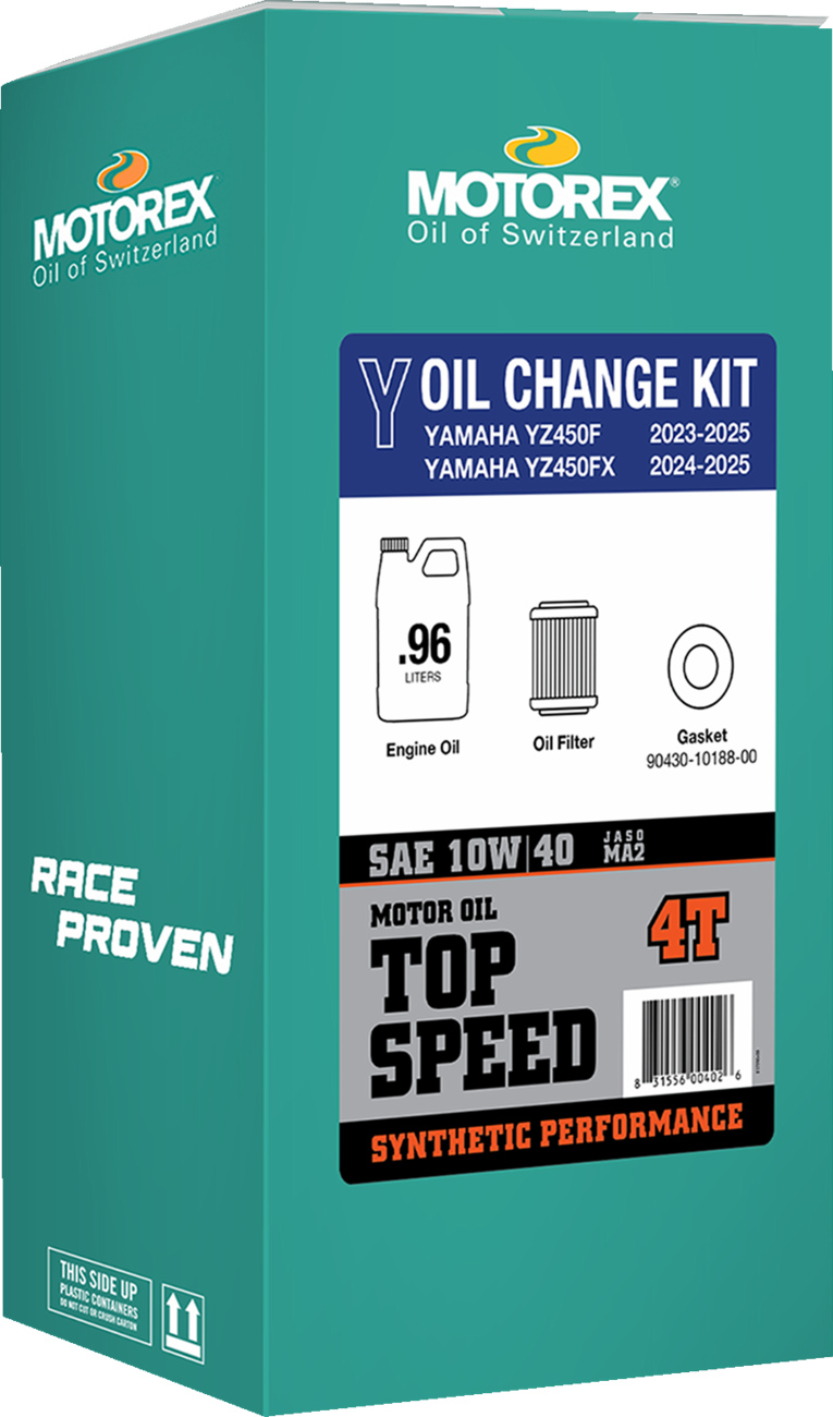 Oil Change Kit - Yamaha YZ 450 - 10W-40 2023 - 2025