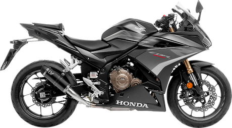 GP Corsa EVO Slip-On Muffler - Black Edition - CB/CBR 500 2022 - 2025