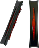 Bag Lights - Diamond - Red Lens - Black