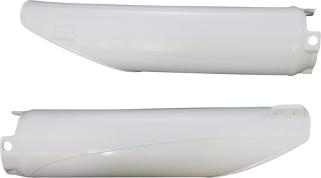 Lower Fork Covers - White 1990 - 2003