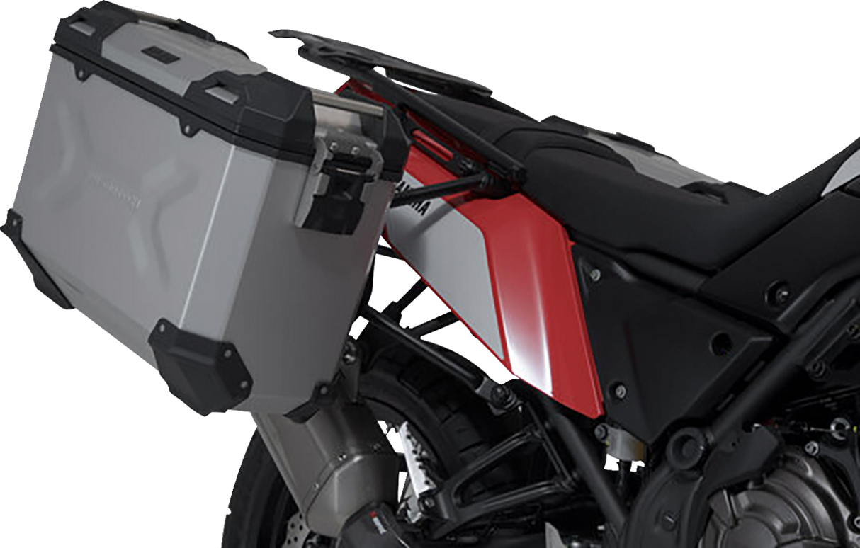 TRAX ADV Aluminum Case System - Silver - Yamaha Tenere 700 \'21-\'24 2021 - 2024