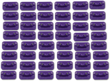 Double Backer Plates - Purple - For 2-Ply - 48 Pack