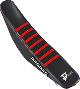 Seat Cover - Black/Red Ribs - Gas Gas MC \'23-\'25 2023 - 2025