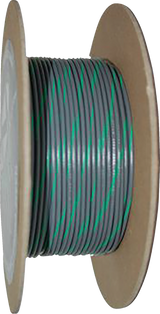 100\' Wire Spool - 20 Gauge - Gray/Green