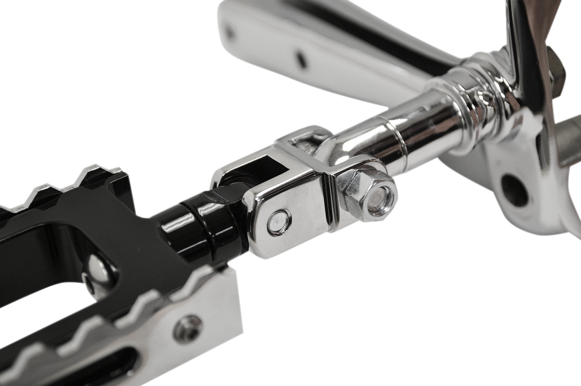 Male Footpeg Adapters - Chrome