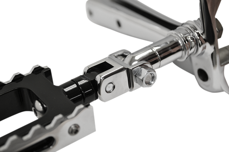 Male Footpeg Adapters - Chrome