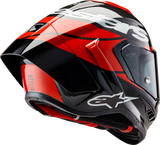 Supertech R10 Helmet - Element - Carbon/Red/White - Large