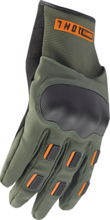 Range Gloves - Army/Orange - Medium