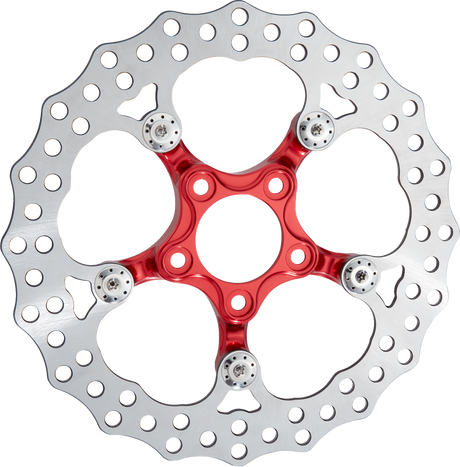 Spider Rotor - 12-19/32\" - Red - Front