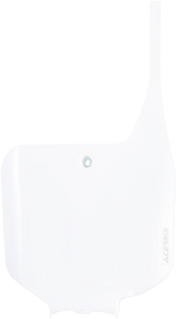 Front Number Plate - White 1995 - 2001