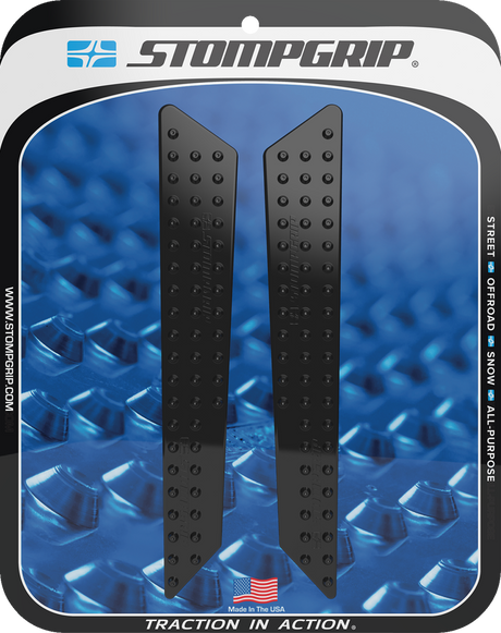 Traction Pad Tank Grips - Volcano - Black - Tiger 1200 Rally Explorer 2022 - 2024