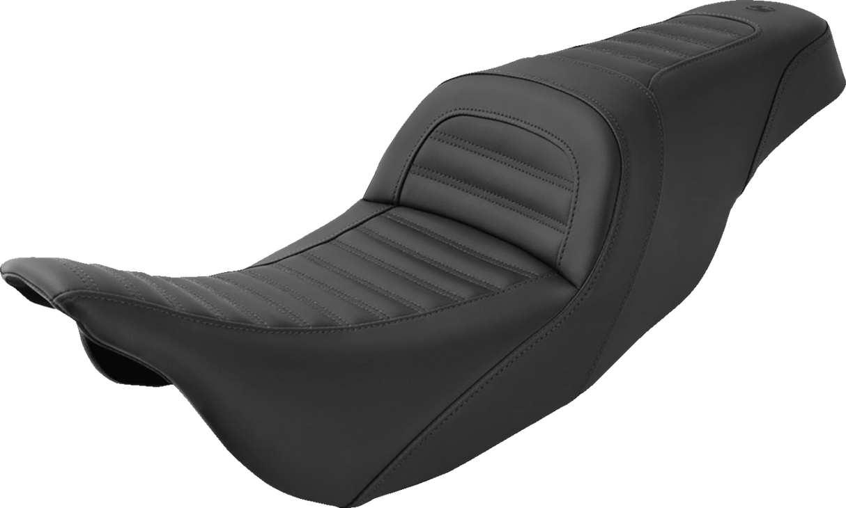 Slim Roll & Pleat Seat - Black - \'08-\'23 FL 2008 - 2023