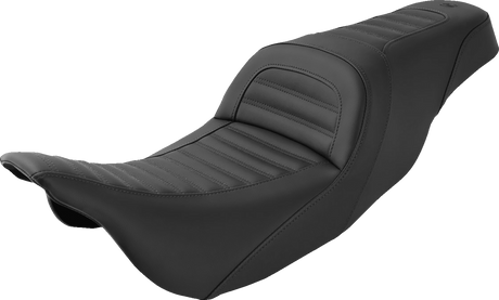Slim Roll & Pleat Seat - Black - \'08-\'23 FL 2008 - 2023